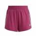 Lasten urheilushortsit Adidas 3 Stripes Tumma pinkki