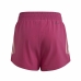 Short de Sport pour Enfants Adidas 3 Stripes Rose foncé