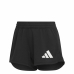 Sportiniai šortai moterims Adidas Pacer 3 Stripes Knit Juoda