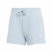 Short de Sport pour Femme Adidas 3 Stripes Sj Bleu clair