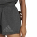 Pantaloncini Sportivi da Donna Adidas Future Icons Winners Grigio scuro