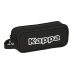 Dobbelbag Kappa Black Svart (21 x 8 x 6 cm)