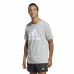 Heren-T-Shirt met Korte Mouwen Adidas L (L)