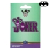 Parche Joker Batman Poliéster Morado (9.5 x 14.5 x cm)