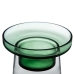 Gyertyatartó 16,5 x 16,5 x 28,5 cm Zöld Üveg