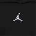 Megztinis su kapišonu mergaitėms Jordan Icon Play Balta Juoda