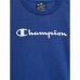 Bluza z kapturem Dziecięca Champion Crewneck Niebieski Biały