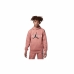 Camisola com Capuz Menina Jordan Jumpman Sustainable Branco Cor de Rosa