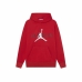 Детски суичър с качулка Jordan Jumpman Бял Червен