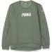 Felpa per Bambini Puma Style Bianco Oliva