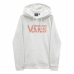 Sudadera con Capucha Mujer Vans V Logo Blanco