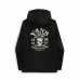 Kinderhoodie Vans Peace Head Wit Zwart