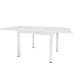 Expandable table Thais 90 x 90 x 74 cm Aluminium