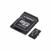 Mikro SD atminties kortelė su adapteriu Kingston SDCIT2/8GB 8GB