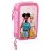 Creion dublu Barbie Girl Roz 12,5 x 19,5 x 4 cm