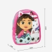 Mochila Escolar Gabby's Dollhouse Cor de Rosa