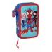 Double Pencil Case Spidey Red 12,5 x 19,5 x 4 cm