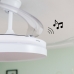 Mennyezeti ventilátor LED-del, hangszóróval és 4 behúzható lapáttal Notefan InnovaGoods Fehér 36 W Ø49,5-104 cm