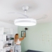 Ventilator de tavan cu LED, difuzor și 4 palete retractabile Notefan InnovaGoods Alb 36 W Ø49,5-104 cm