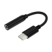 Adaptateur USB-C vers Jack 3.5 mm Aisens 15 cm Noir