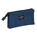 Dreifaches Mehrzweck-Etui BlackFit8 Urban Schwarz Marineblau 22 x 12 x 3 cm Recycelter