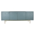 Sideboard DKD Home Decor Golden Metal Turquoise Mango wood (200 x 50 x 76 cm)