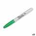 Permanente markeerstift Sharpie Fine Point Groen (12 Stuks)