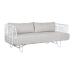 Canapea Home ESPRIT Alb Bej Metal 180 x 66 x 66 cm