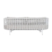 Canapea Home ESPRIT Alb Bej Metal 180 x 66 x 66 cm