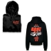 Hoodie RADIKAL WINNERS NEVER QUIT Zwart XXL