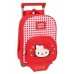 Школьный рюкзак с колесиками Hello Kitty Spring Красный 26 x 34 x 11 cm