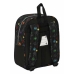 Mochila Infantil The Avengers Super heroes Negro 22 x 27 x 10 cm