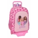 Ratastega koolikott Barbie Love Roosa 33 x 42 x 14 cm