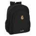 School Bag Real Madrid C.F. Black 32 x 38 x 12 cm