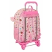 Mochila Escolar con Ruedas Disney Princess Summer adventures Rosa 33 x 42 x 14 cm