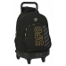 School Rucksack with Wheels BlackFit8 Zone Black 33 x 45 x 22 cm