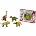 Byggesett Klein Magnet Dino Puzzle Flerfarget