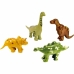 Byggesett Klein Magnet Dino Puzzle Flerfarget