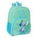 Schoolrugzak Lilo & Stitch Aloha Turkoois 33 x 42 x 14 cm