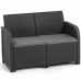 Havesofa Allibert by KETER Sanremo Grafit