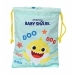 Backpack with Strings Baby Shark Beach day Yellow Light Blue 20 x 25 cm