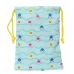 Backpack with Strings Baby Shark Beach day Yellow Light Blue 20 x 25 cm