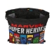 Bolsa Mochila con Cuerdas The Avengers Super heroes Negro 26 x 34 x 1 cm