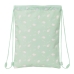 Saco Mochila com Cordas Safta Verde 26 x 34 x 1 cm Ovelha