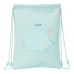 Backpack with Strings Safta Turquoise 26 x 34 x 1 cm Hedgehog