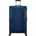 Håndbagage American Tourister Sea Seeker Spinner Blå 92,5 L 80 x 47,5 x 28,5 cm