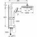 Coloana de dus Grohe Vitalio Start System 250 Silicon