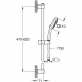 Columna de Ducha Grohe Vitalio Comfort 110 ABS Plástico