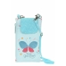 Sac pour téléphone portable BlackFit8 Mariposa Bleu clair 10 x 19 cm