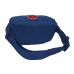 Belt Pouch Safta University Red Navy Blue 23 x 14 x 9 cm